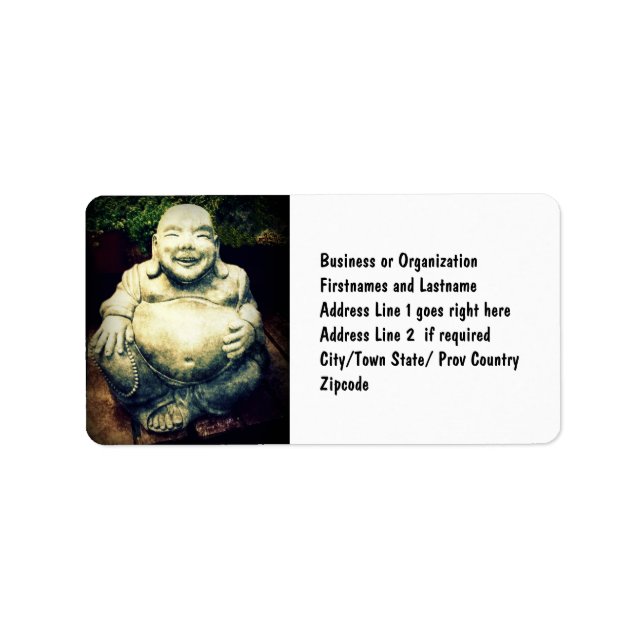 Laughing Buddha Label (Front)