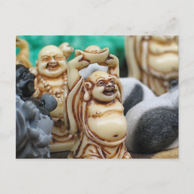 Laughing Buddha Postcard (Front)