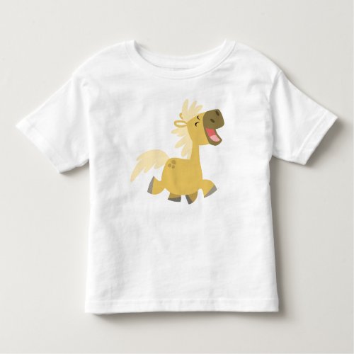 Laughing Cartoon Pony children T_shirt