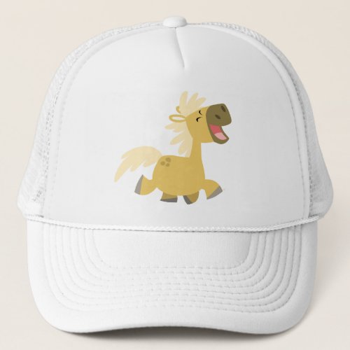 Laughing Cartoon Pony Hat