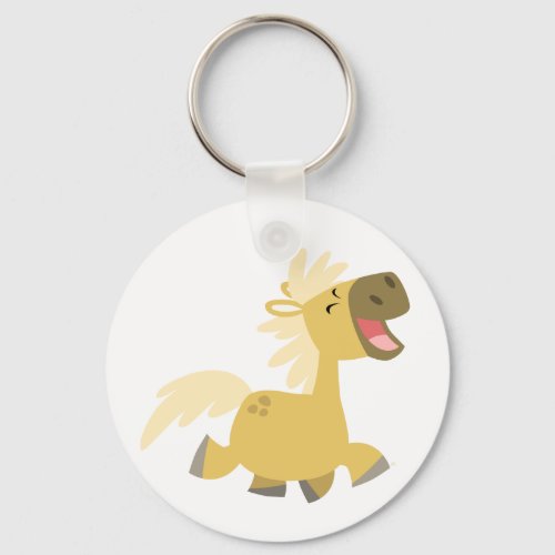 Laughing Cartoon Pony keychain