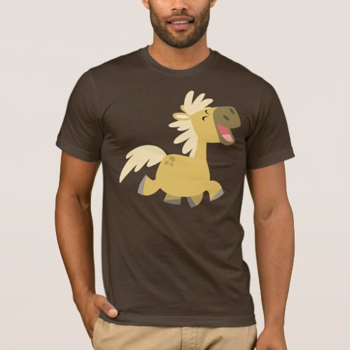 Laughing Cartoon Pony T_shirt