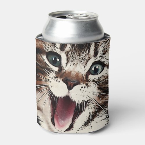 Laughing Cat Can Cooler