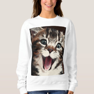 Laughing Cat Sweatshirt