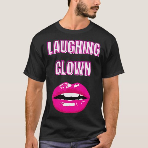 laughing clown red lips T_Shirt