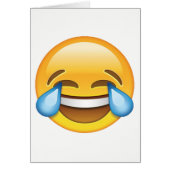 Laughing Crying Tears of Joy emoji (Front)