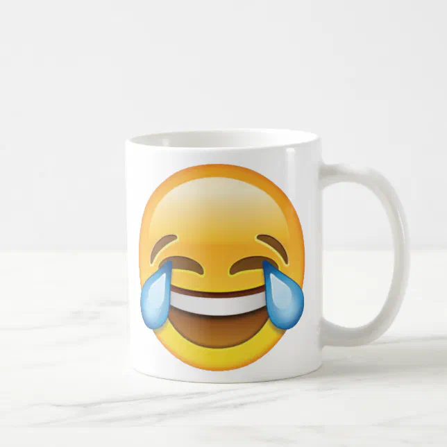 Laughing Crying Tears of Joy emoji Coffee Mug | Zazzle