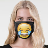 Laughing Crying Tears of Joy emoji Face Mask (Worn Her)