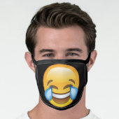 Laughing Crying Tears of Joy emoji Face Mask (Worn Him)