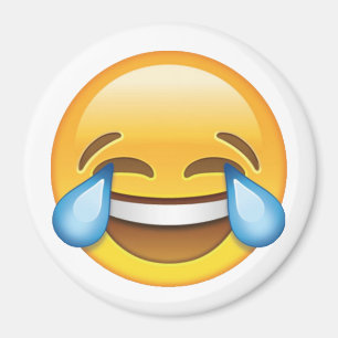 Laughing Crying Tears of Joy emoji Magnet
