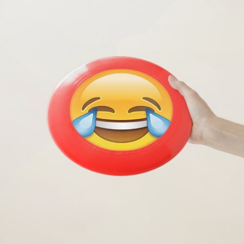 Laughing Crying Tears of Joy emoji Wham_O Frisbee