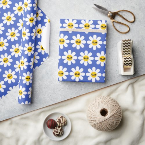 Laughing Daisy Wrapping Paper