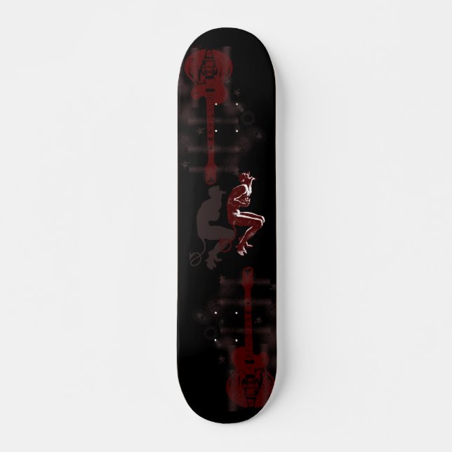 Laughing Devil Skateboard Deck (Front)