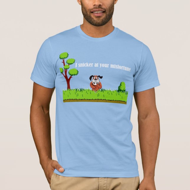 Laughing Dog T Shirt (Front)