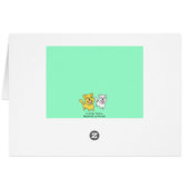 Laughing Doggies Blank Card (Back Horizontal)