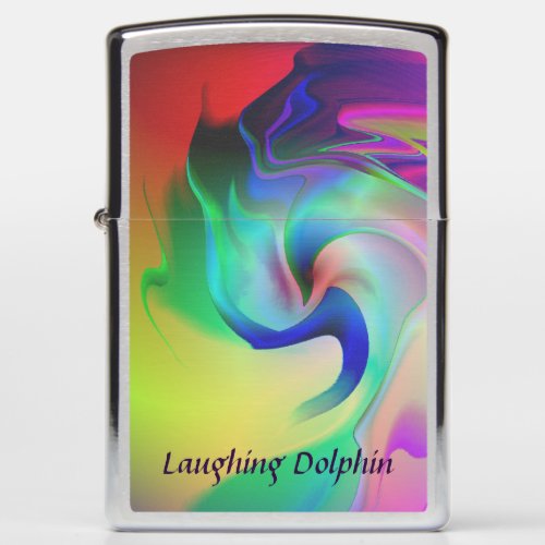 Laughing Dolphin Zippo Lighter