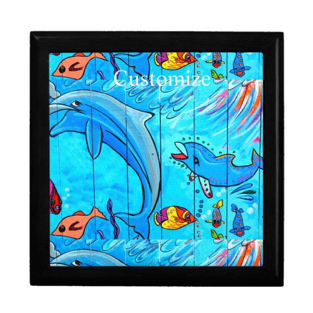 laughing dolphins  gift box (Front)