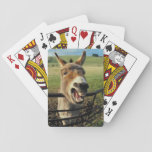 Laughing Donkey Mule Playing Cards at Zazzle