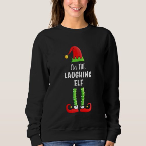 Laughing Elf Family Group Christmas Sweatshirt