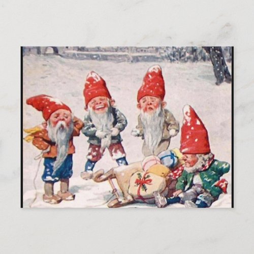 Laughing Elves Postcard