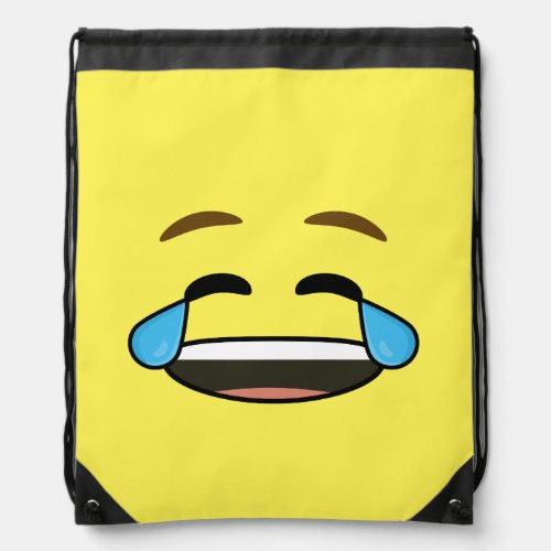 Laughing Emoji Drawstring Bag