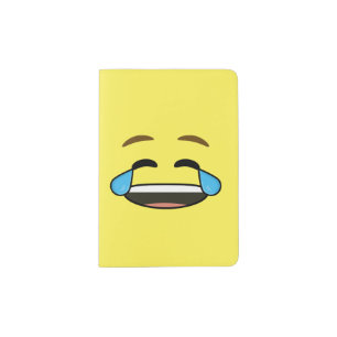 Laughing Emoji Passport Holder
