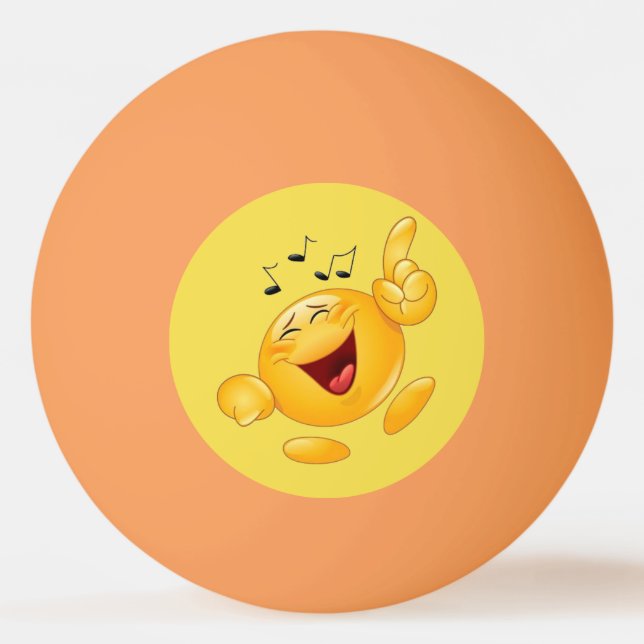 laughing emoji Ping-Pong ball (Back)