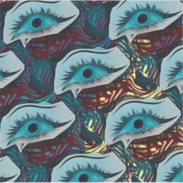laughing eye sticker (Front)