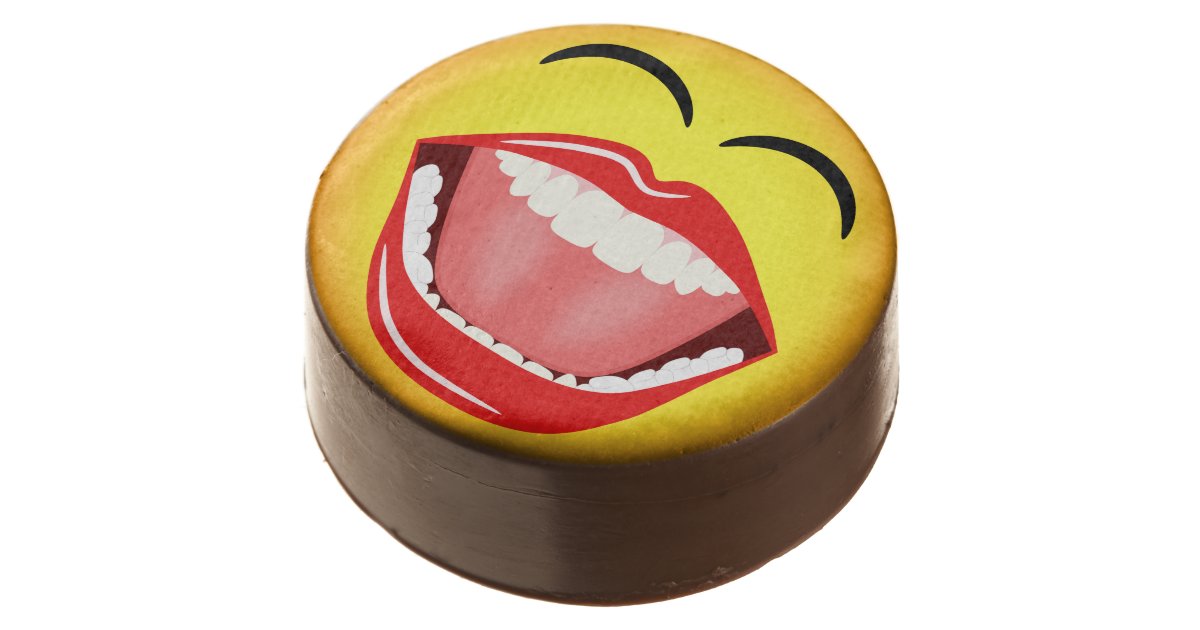 laughing face emoji chocolate