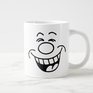 Laughing Face Emoji Giant Coffee Mug