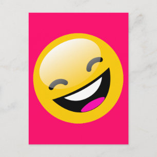 LAUGHING FACE POSTCARD