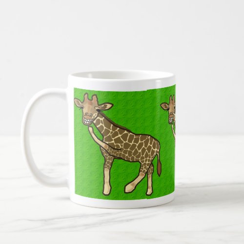 Laughing Giraffe Cute Hand_Drawn Cartoon Animal Coffee Mug