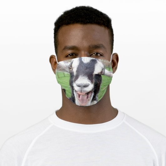 Laughing Goat Face Mask (Worn)