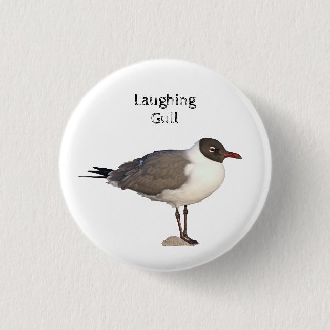 Laughing Gull Button (Front)