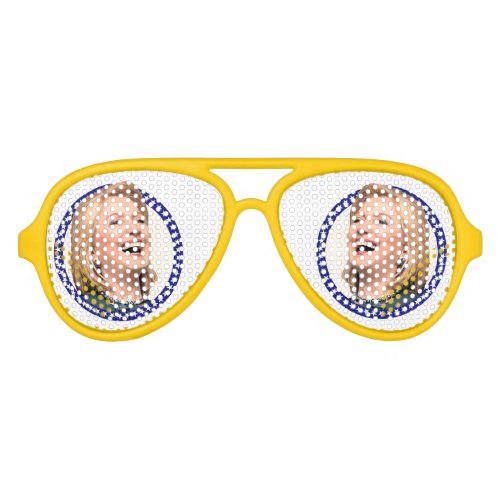 Laughing Hillary Clinton Aviator Sunglasses