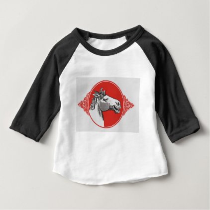Laughing Horse Baby T-Shirt