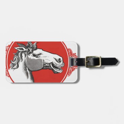 Laughing Horse Bag Tag