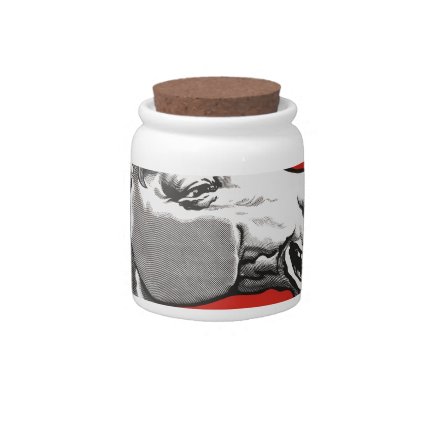 Laughing Horse Candy Jar