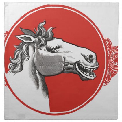 Laughing Horse Cloth Napkin