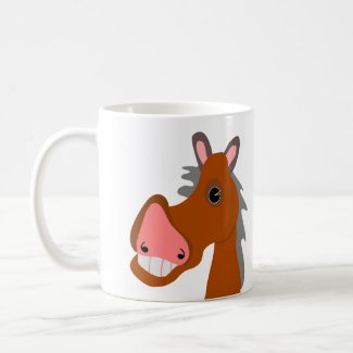 Laughing Horse Coffee Mug