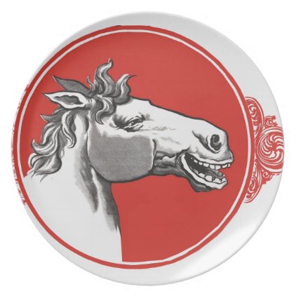 Laughing Horse Dinner Plate