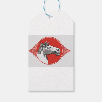 Laughing Horse Gift Tags