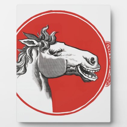 Laughing Horse Plaque