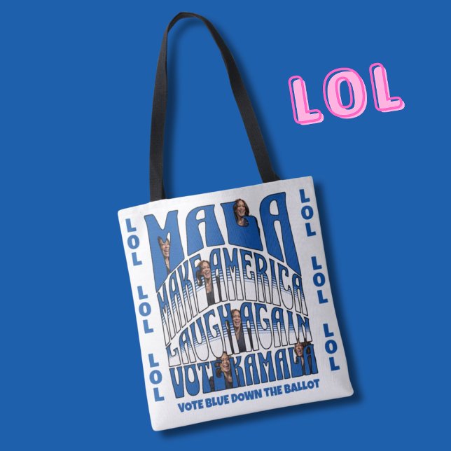 Laughing Kamala Tote Bag (Creator Uploaded)