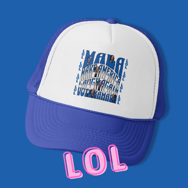 Laughing Kamala Trucker Hat (Creator Uploaded)