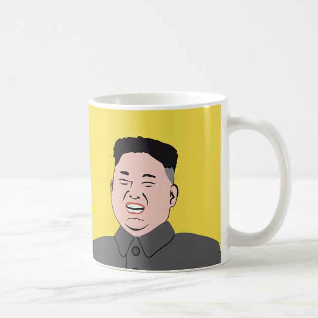 Laughing Kim Jong-un - two images Coffee Mug (Right)