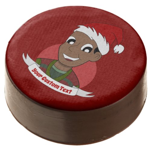 Laughing man Christmas cartoon Chocolate Covered O Chocolate Covered Oreo