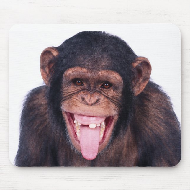 Laughing Monkey Mouse Pad (Front)