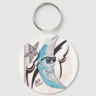 Laughing Moon Keychain