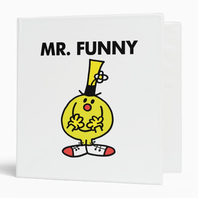 Laughing Mr. Funny With Flower Binder (Front/Inside)